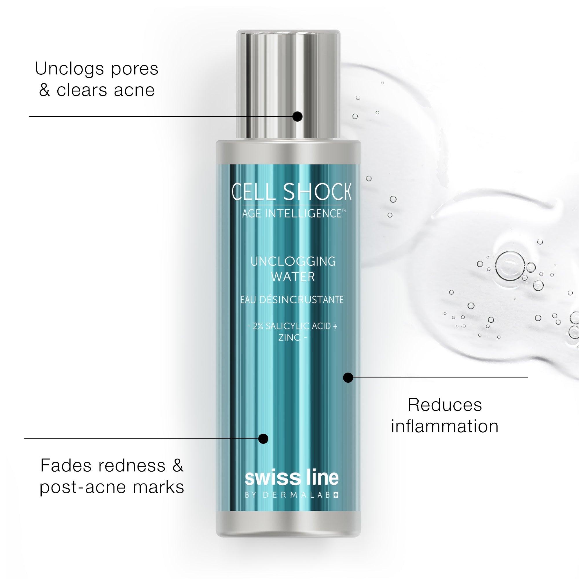 Eau Désincrustante – Acide Salicylique